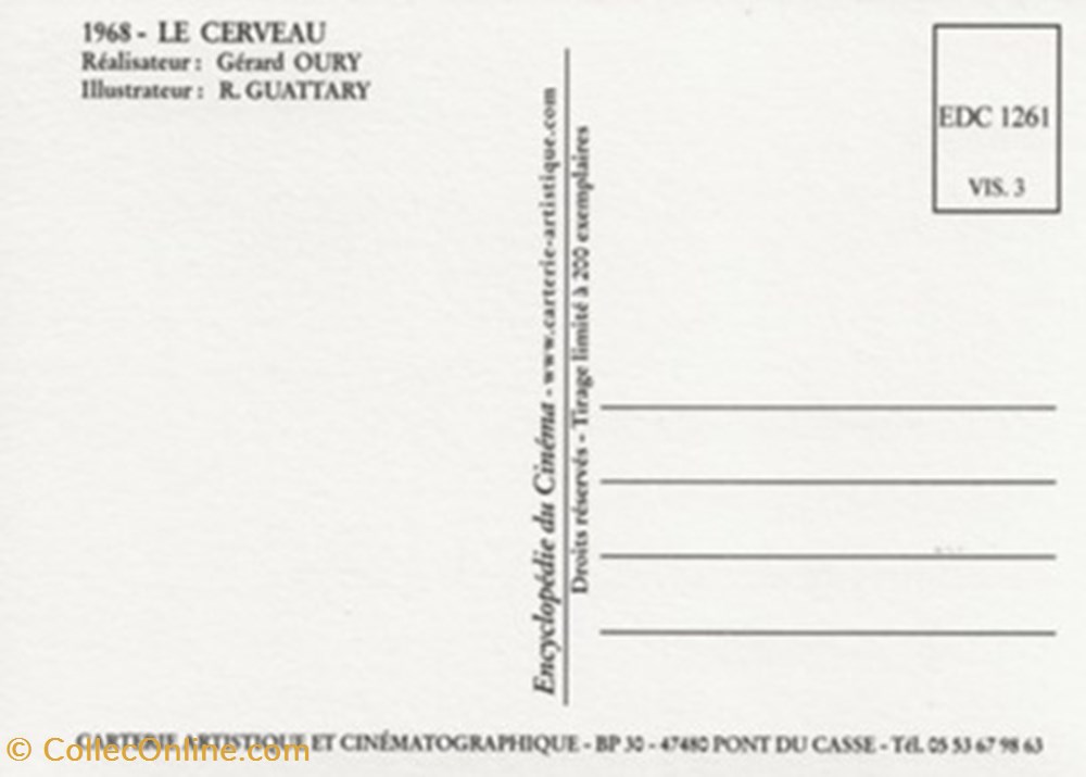 Le cerveau cartes postales autres le cerveau