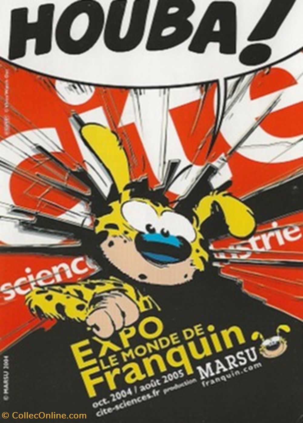 Marsupilami cartes postales bande dessinee marsupilami