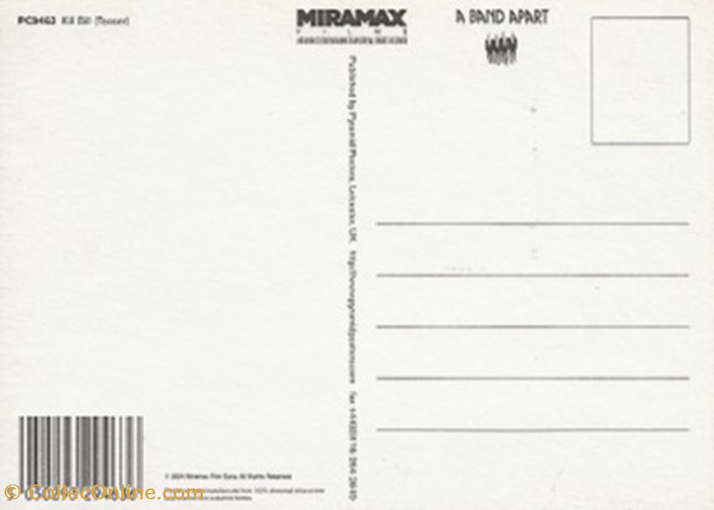 cartes postales autres kill bill vol 1