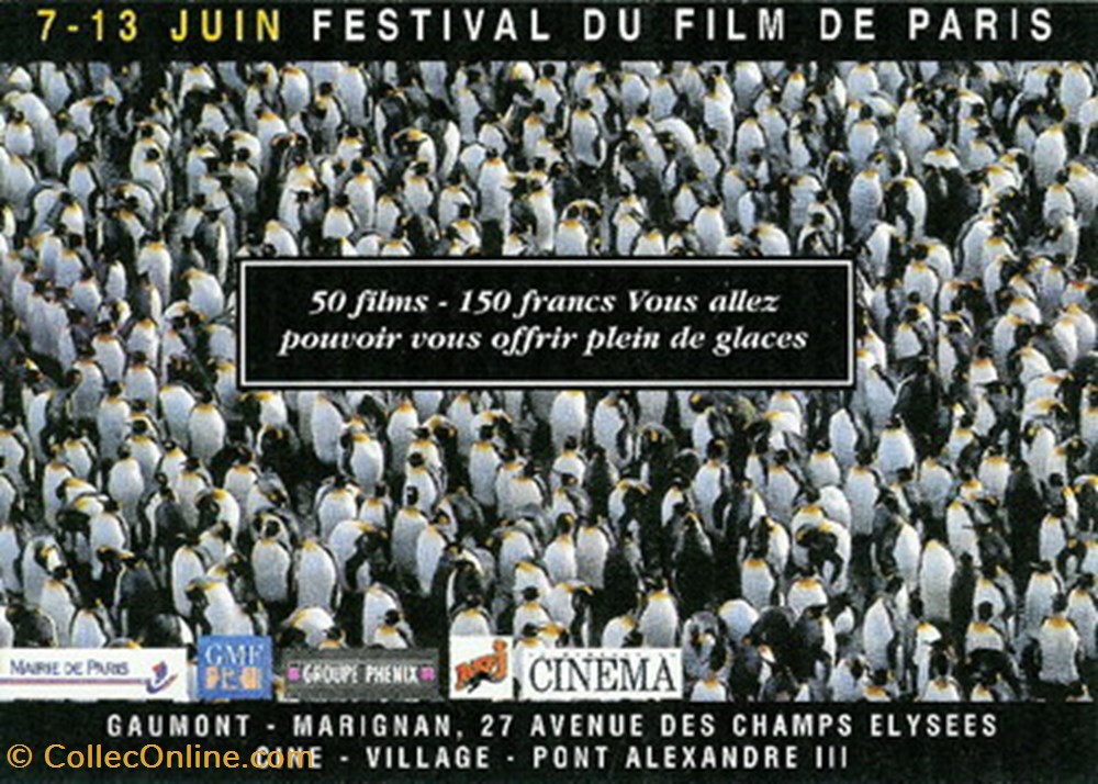 cartes postales autres paris festival du film 1994