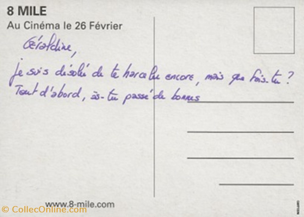 cartes postales autres 8 mile