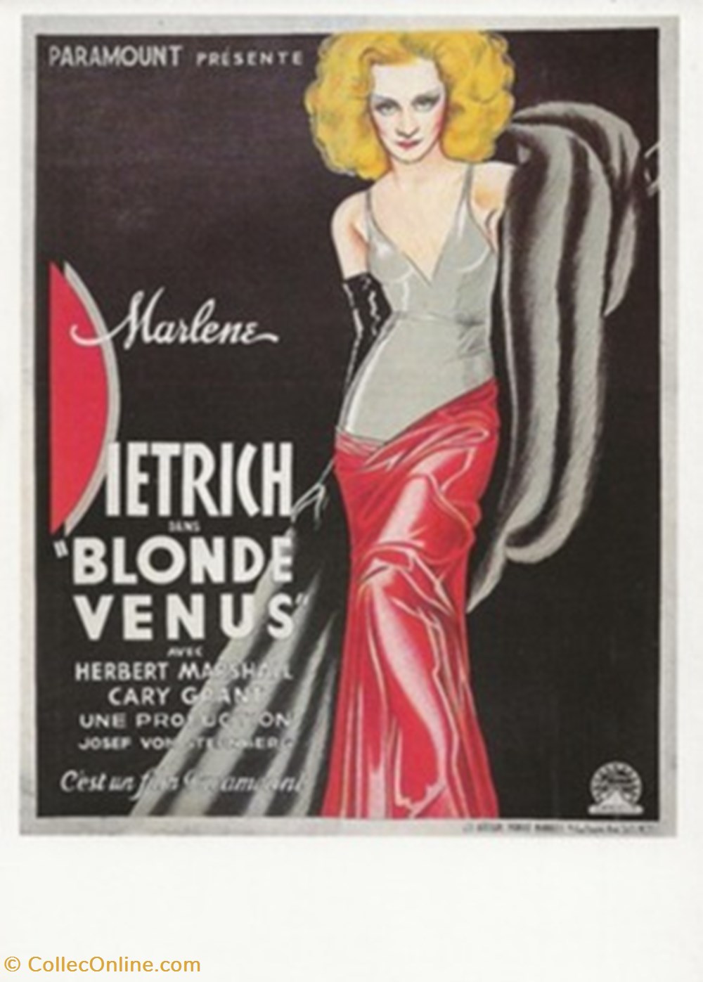 cartes postales autres blonde venus
