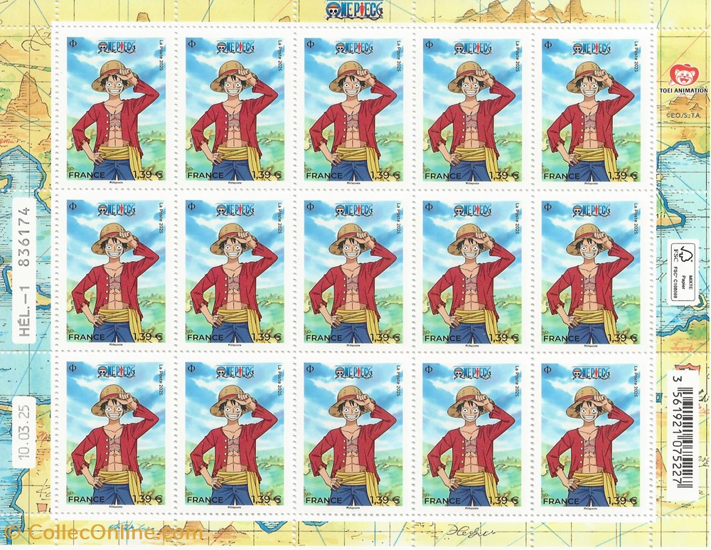 timbres zz feuillet one piece
