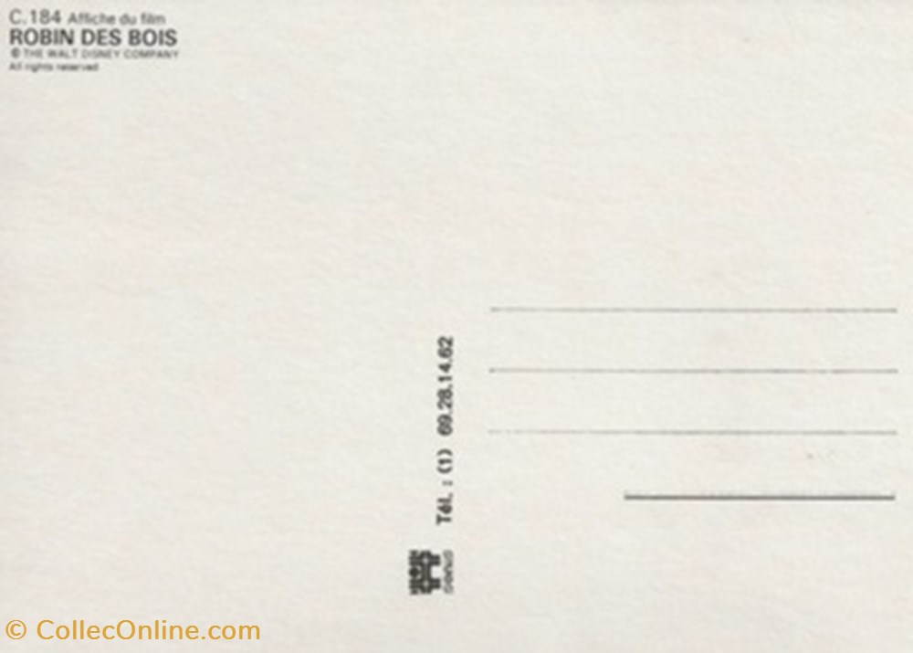 cartes postales autres robin des bois