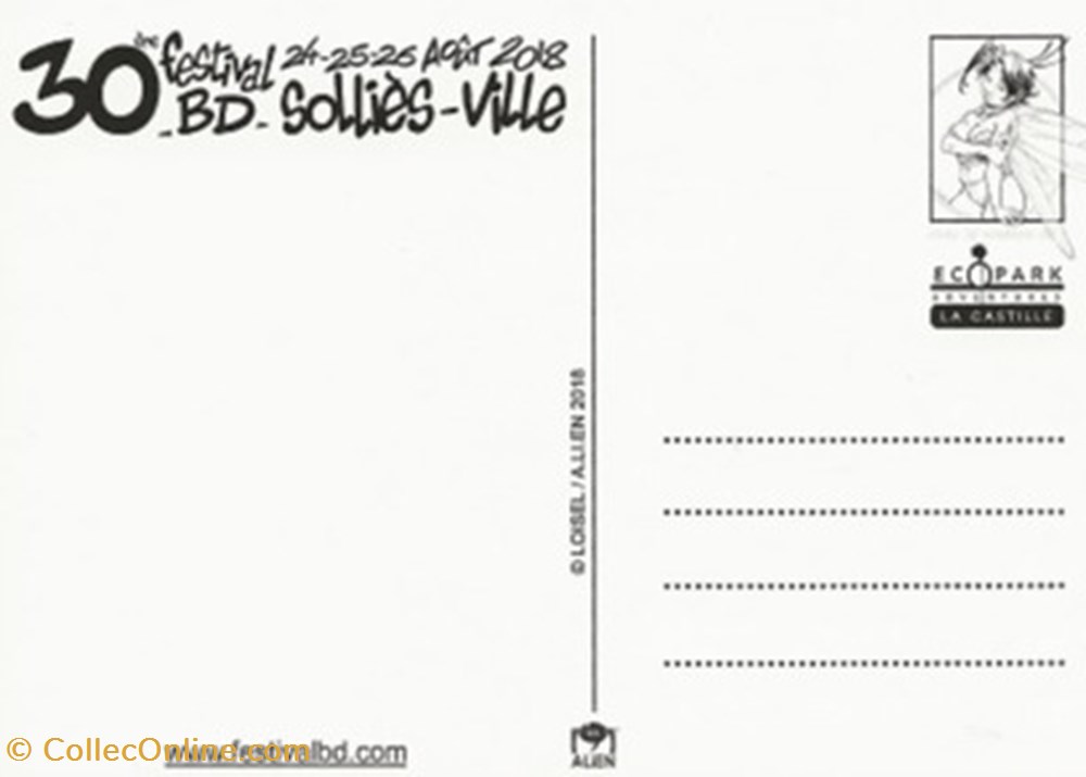 Solliès-Ville (83) 2018 cartes postales bande dessinee sollies ville 83 2018