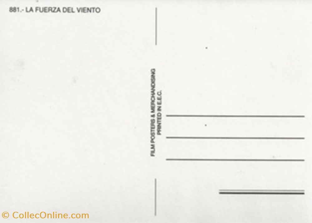 cartes postales autres la fuerza del viento