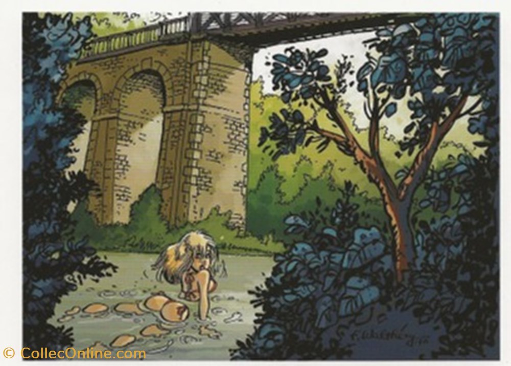 cartes postales bande dessinee liguge 86 2010