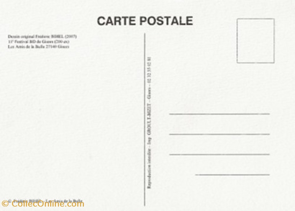 Gisors (27) 2007 cartes postales bande dessinee gisors 27 2007
