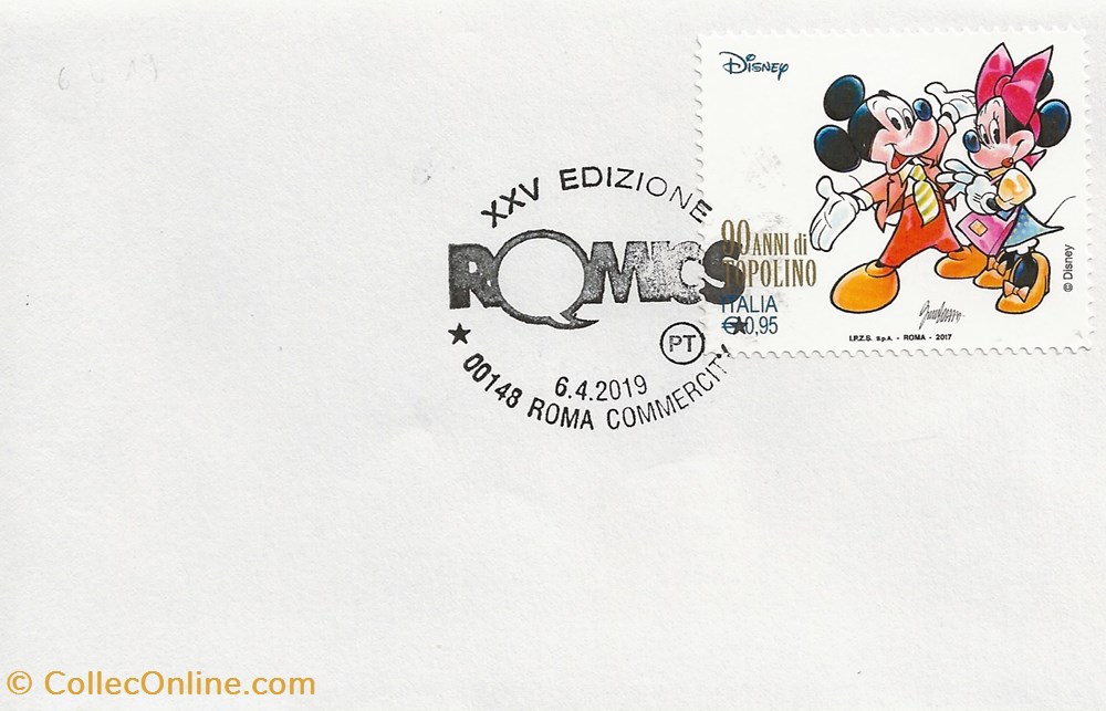Roma (Italie) 2019 XXV Edizione romics timbres roma italie 2019 xxv edizione romics