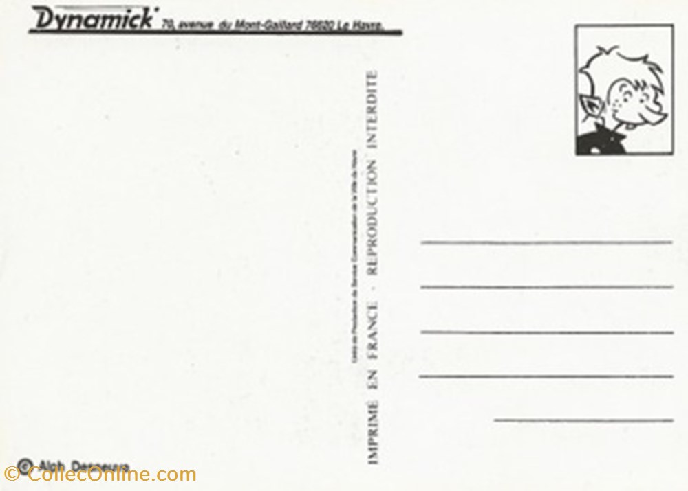 Le Havre (76) cartes postales bande dessinee le havre 76