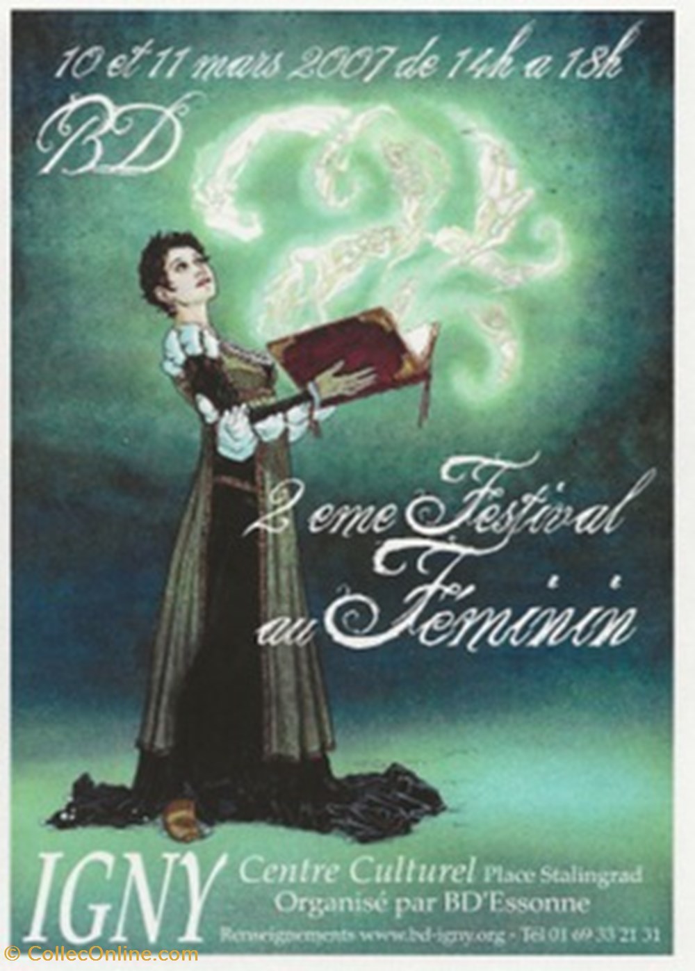 Igny (91) 2007 cartes postales bande dessinee igny 91 2007