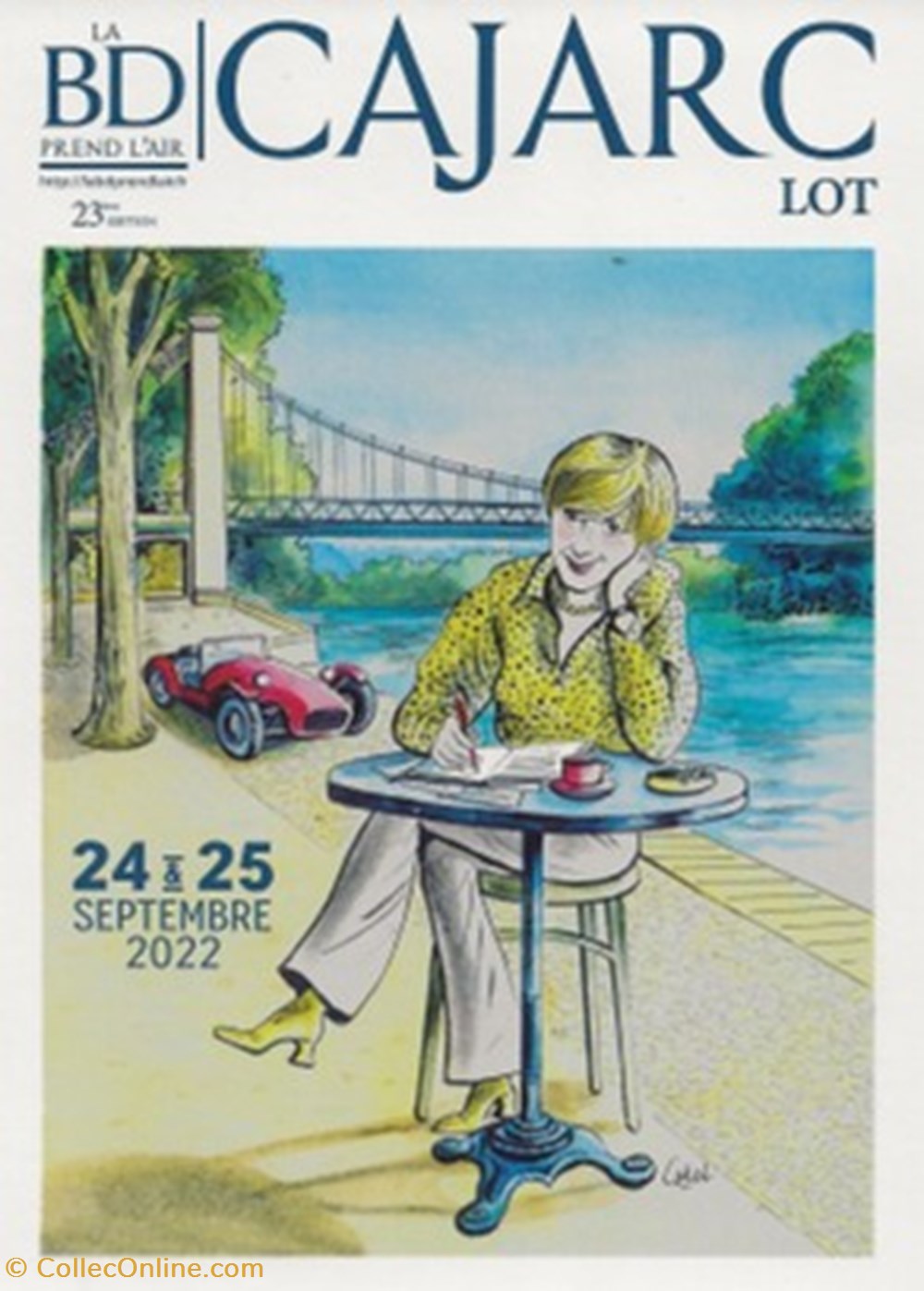 Cajarc (46) 2022 cartes postales bande dessinee cajarc 46 2022