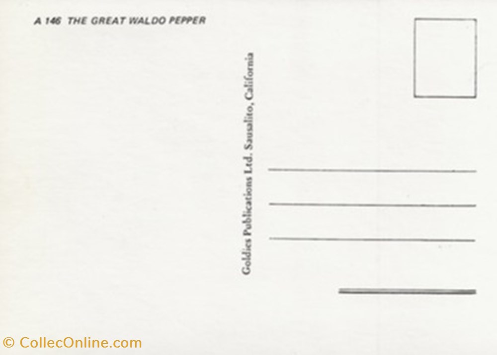 The great Waldo Pepper cartes postales autres the great waldo pepper