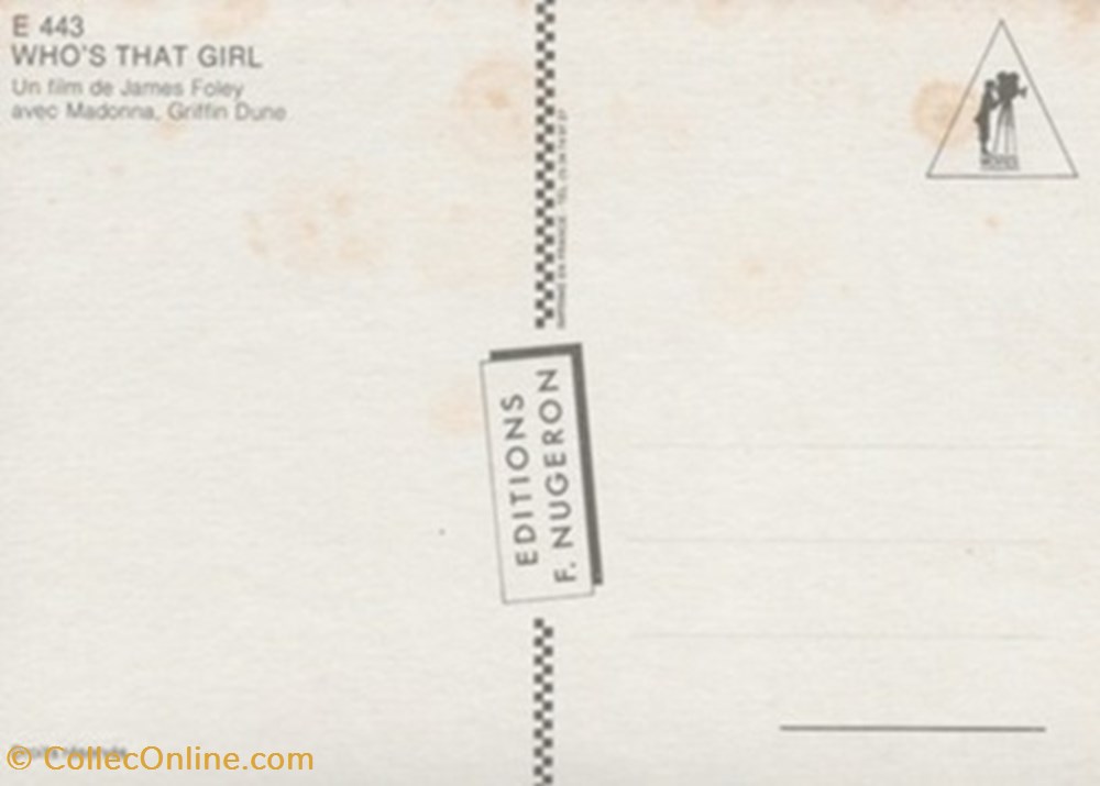 Who's that girl cartes postales autres who s that girl