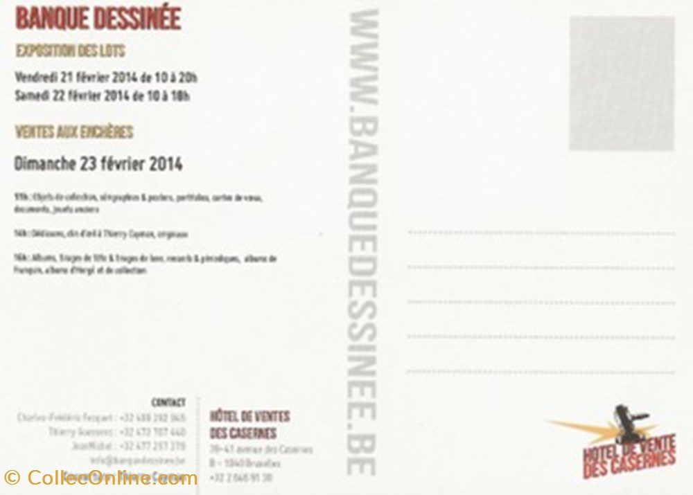 Banque Dessinée 34 cartes postales bande banque dessinee 34