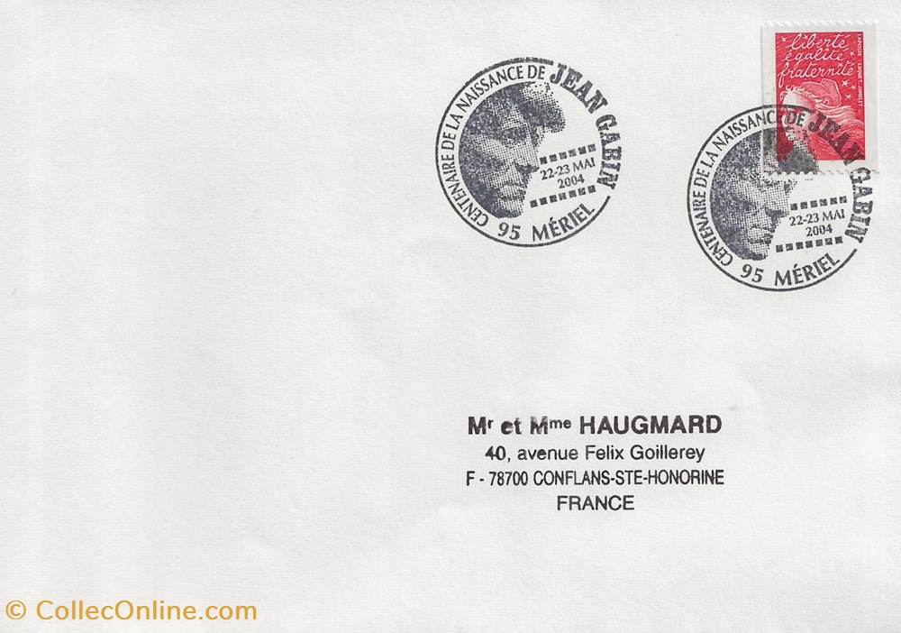 Mériel (95) 2004 timbres meriel 95 2004