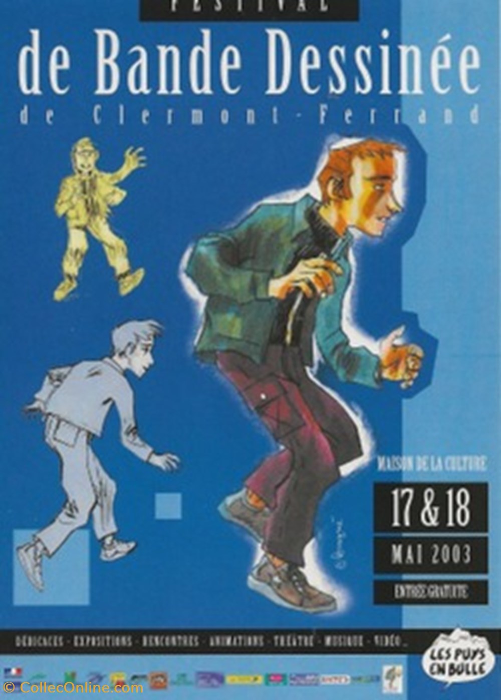 Clermont-Ferrand (63) 2003 cartes postales bande dessinee clermont ferrand 63 2003