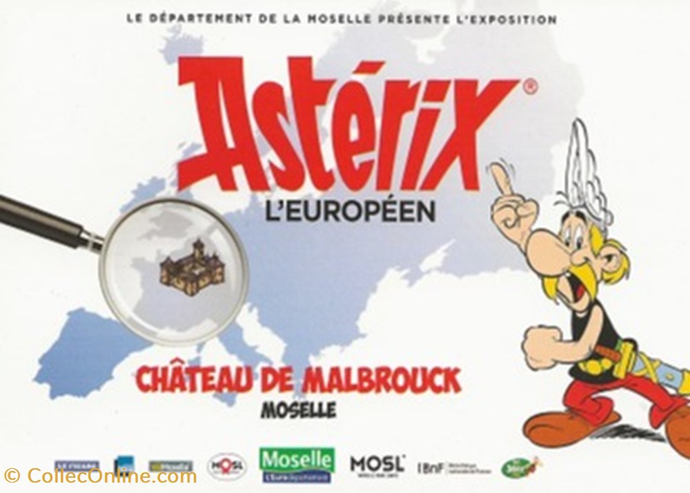 ZZ Chateau de Malbrouck cartes postales bande dessinee zz chateau de malbrouck
