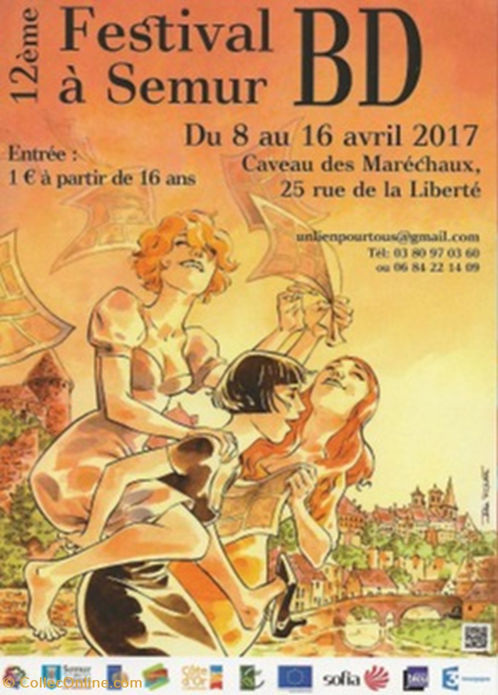 Semur en Auxois (21) 2017 cartes postales bande dessinee semur en auxois 21 2017