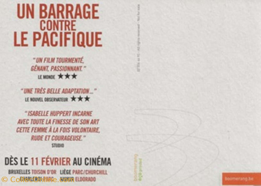 cartes postales autres un barrage contre le pacifique