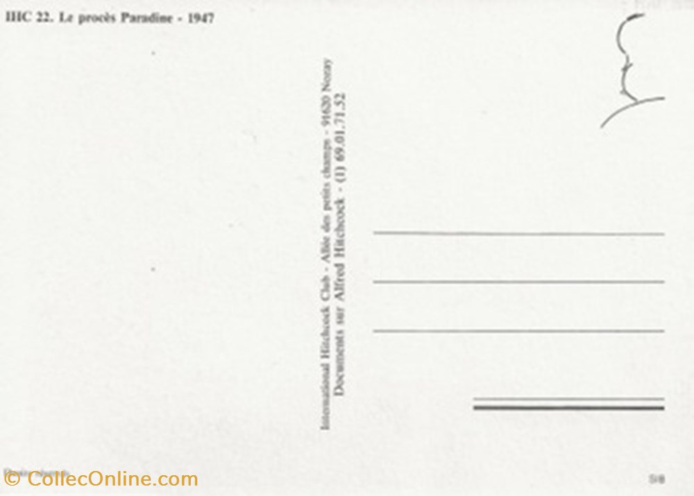 cartes postales autres le proces paradine