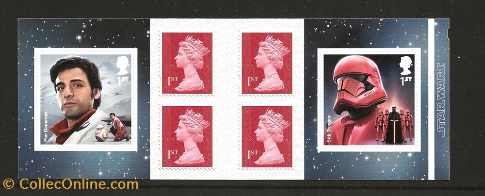 ZZZ Carnet (Grande Bretagne) 2019 Star Wars timbres zzz carnet grande bretagne 2019 star wars