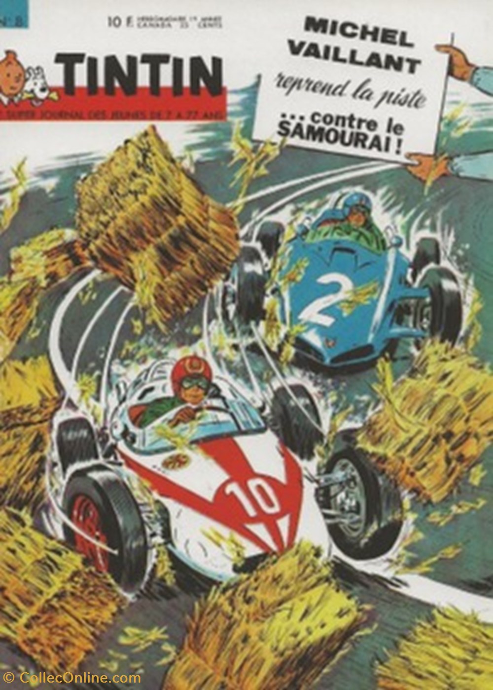 Michel Vaillant album Tintin cartes postales bande dessinee michel vaillant album tintin