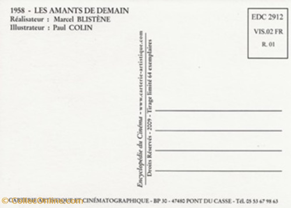 Les amants de demain cartes postales autres les amants de demain