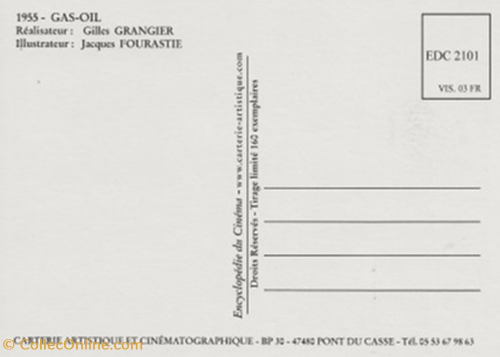 Gas-oil cartes postales autres gas oil