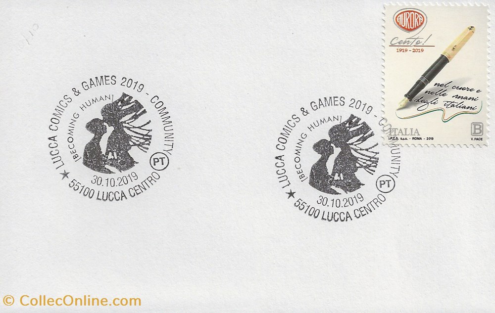 Lucca (Italie) 2019 Lucca comics & games timbres lucca italie 2019 lucca comics games