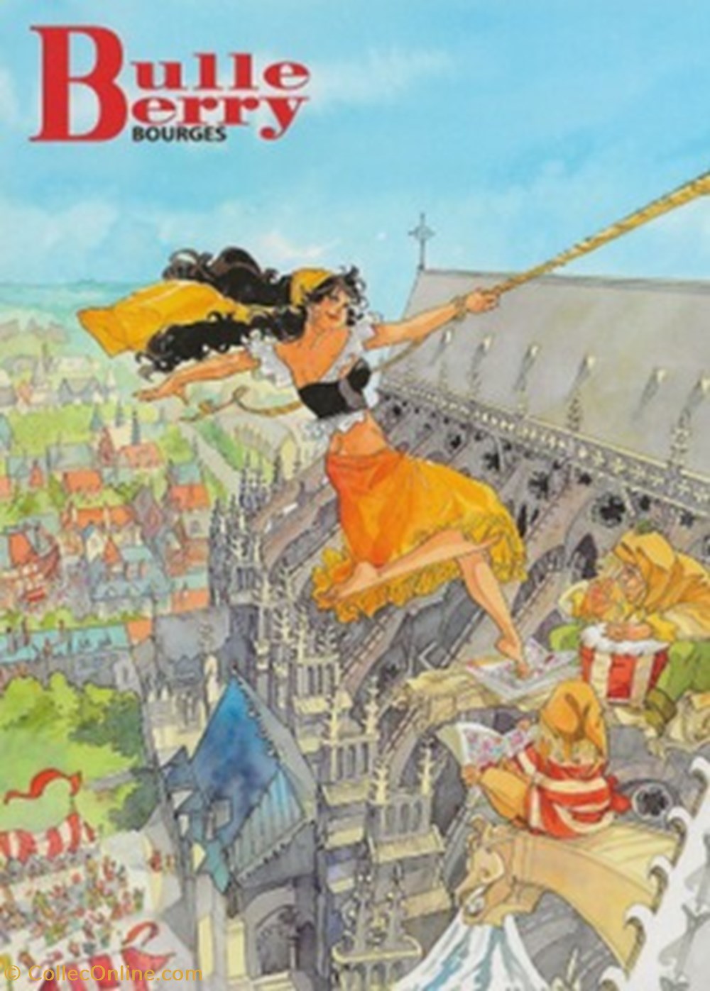 Bourges (18) 2010 cartes postales bande dessinee bourges 18 2010