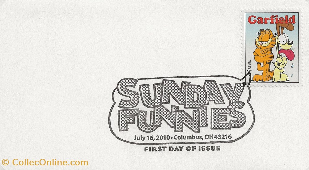 Colombus (Etats-Unis) 2010 Sunday funnies timbres colombus etats unis 2010 sunday funnies