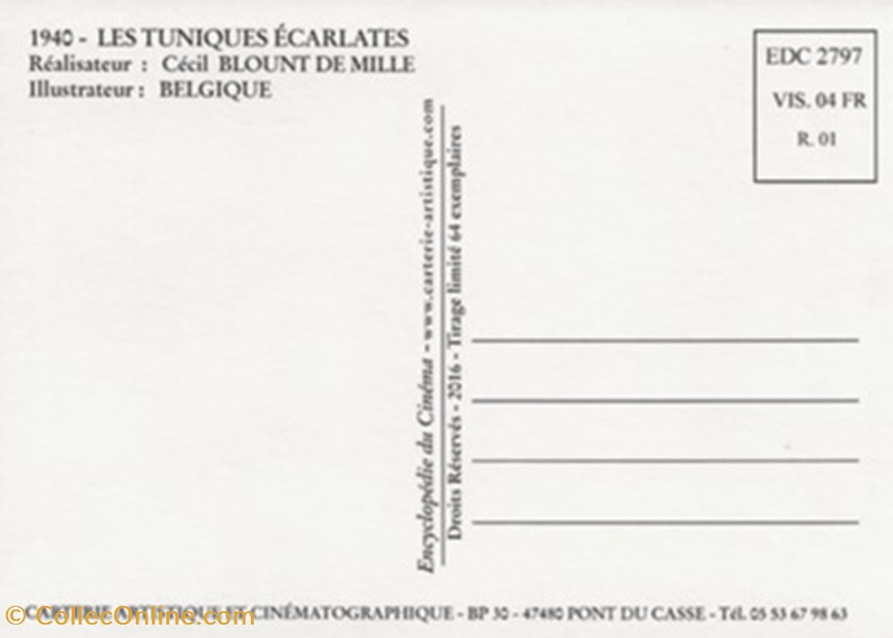 Les tuniques écarlates cartes postales autres les tuniques ecarlates