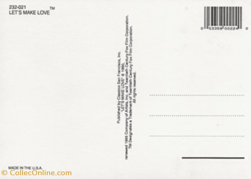 Let's make love 4 cartes postales autres let s make love
