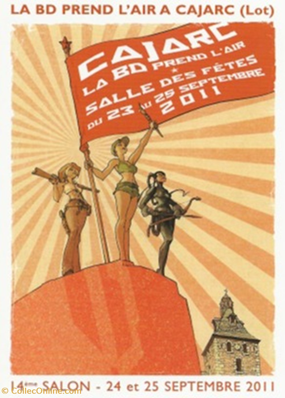 Cajarc (46) 2011 cartes postales bande dessinee cajarc 46 2011