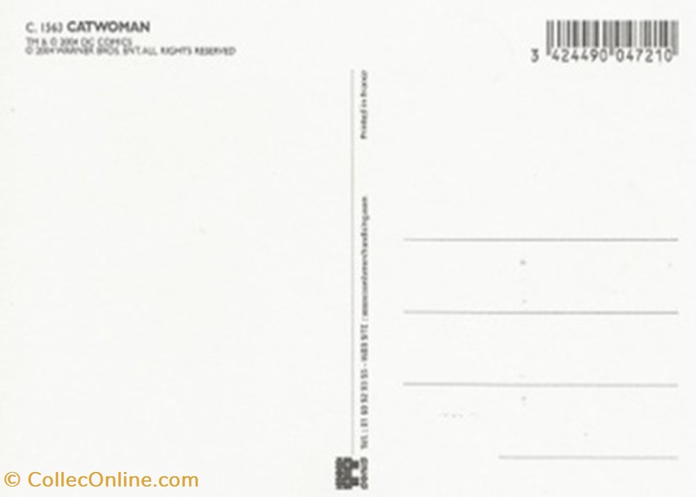 Catwoman cartes postales autres catwoman