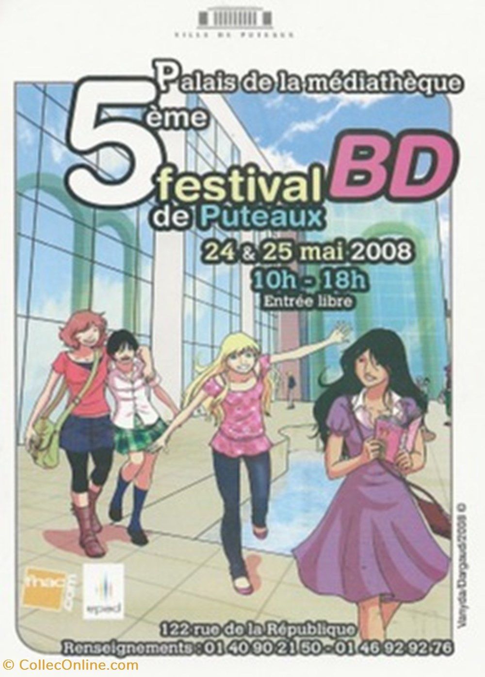 Puteaux (92) 2008 cartes postales bande dessinee puteaux 92 2008