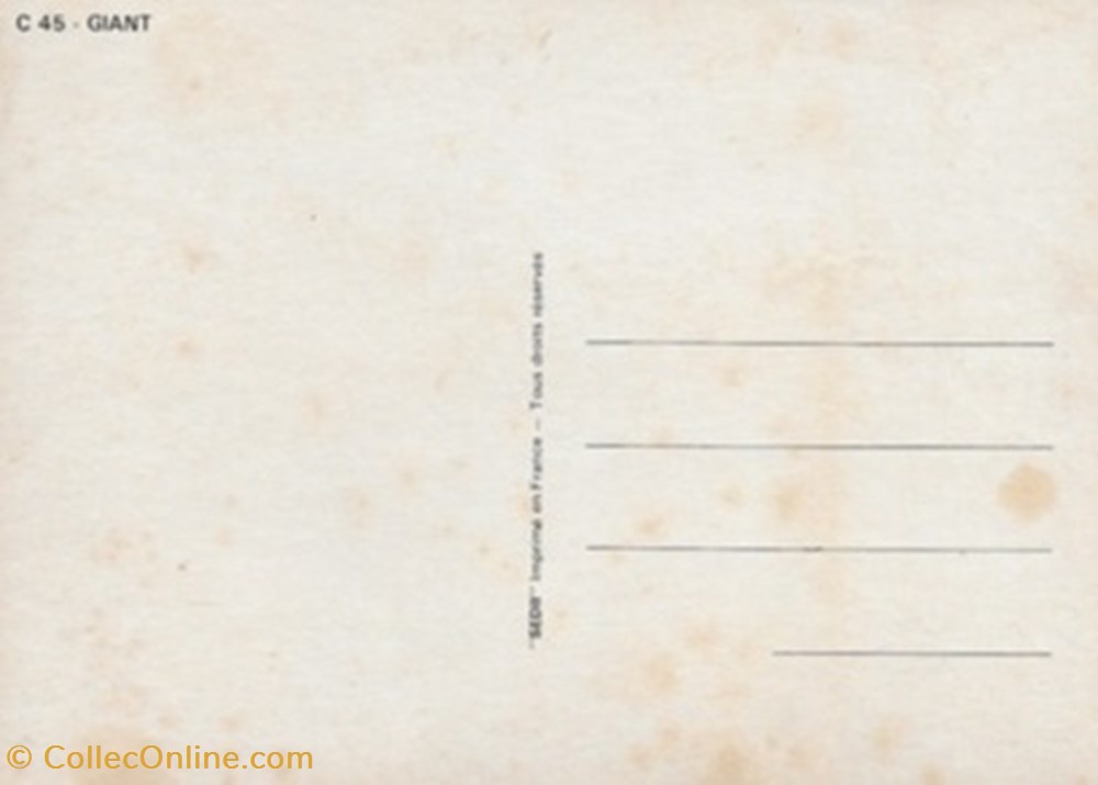 cartes postales autres giant