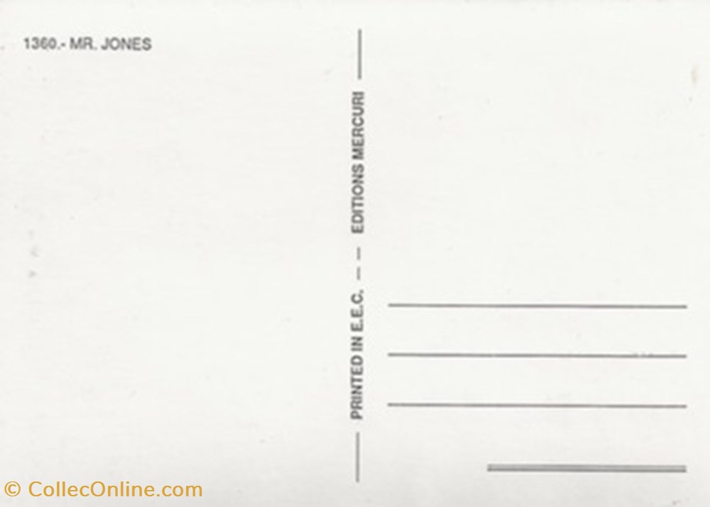 Mr Jones cartes postales autres mr jones