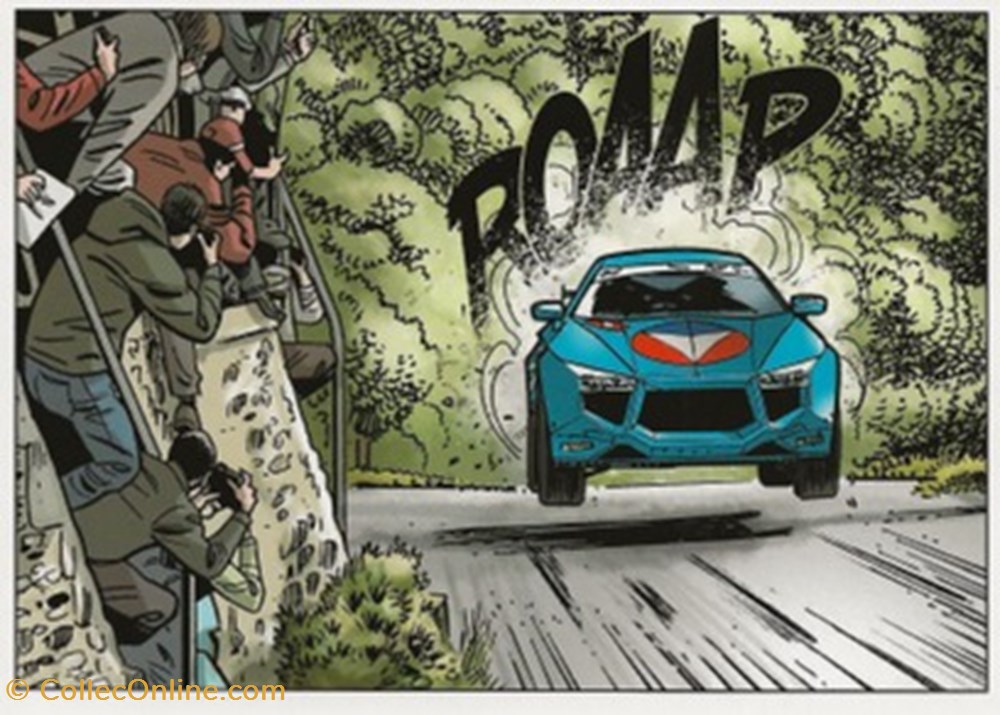Michel Vaillant 2015 cartes postales bande dessinee michel vaillant 2015
