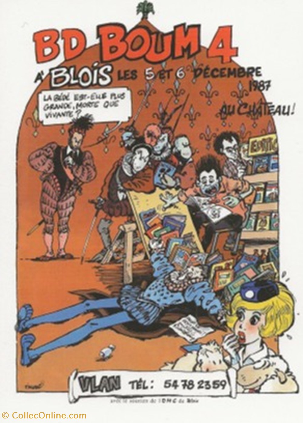cartes postales bande dessinee blois 41 1987