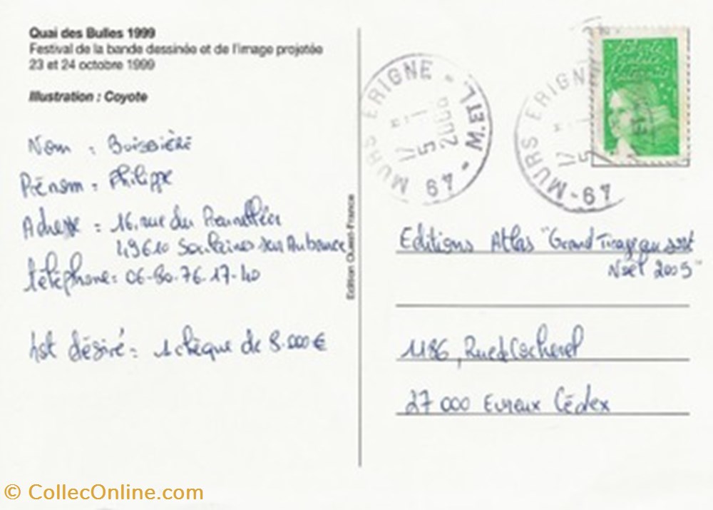 Saint-Malo (35) 1999 cartes postales bande dessinee saint malo 35 1999
