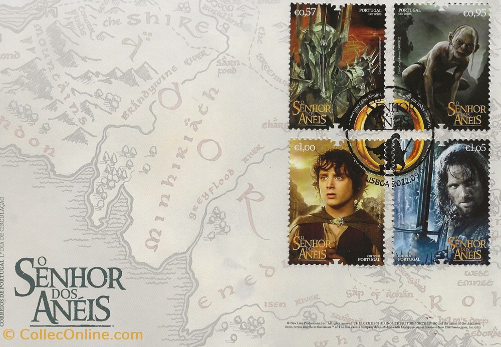 Lisbonne (Portugal) 2022 Senhor do aneis timbres lisbonne portugal 2022 senhor do aneis