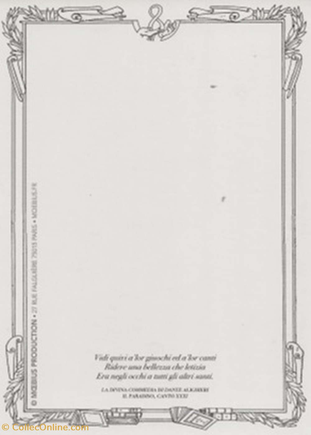 Paradiso 2 cartes postales bande dessinee paradiso