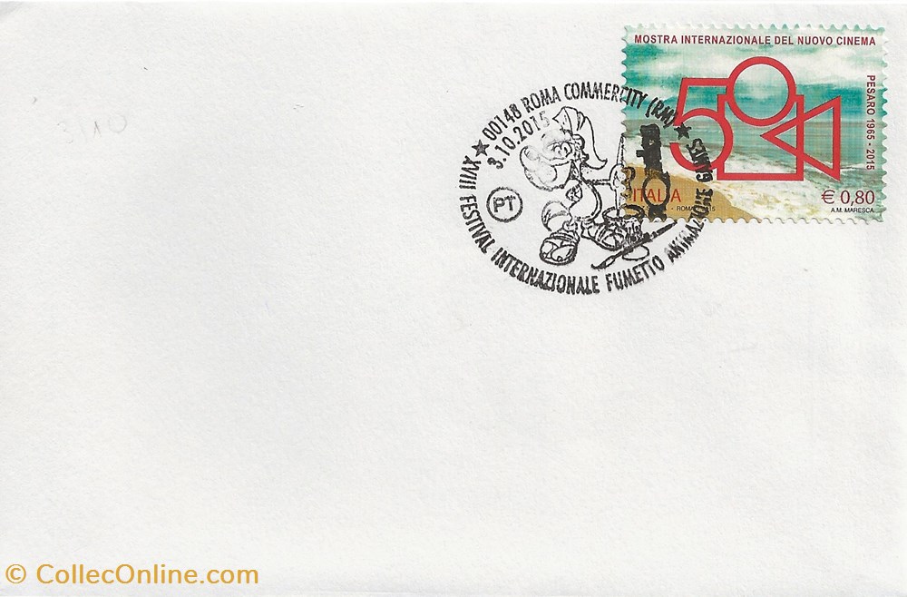 timbres roma italie 2015 xviii festival internazional fumetto animazione games romics