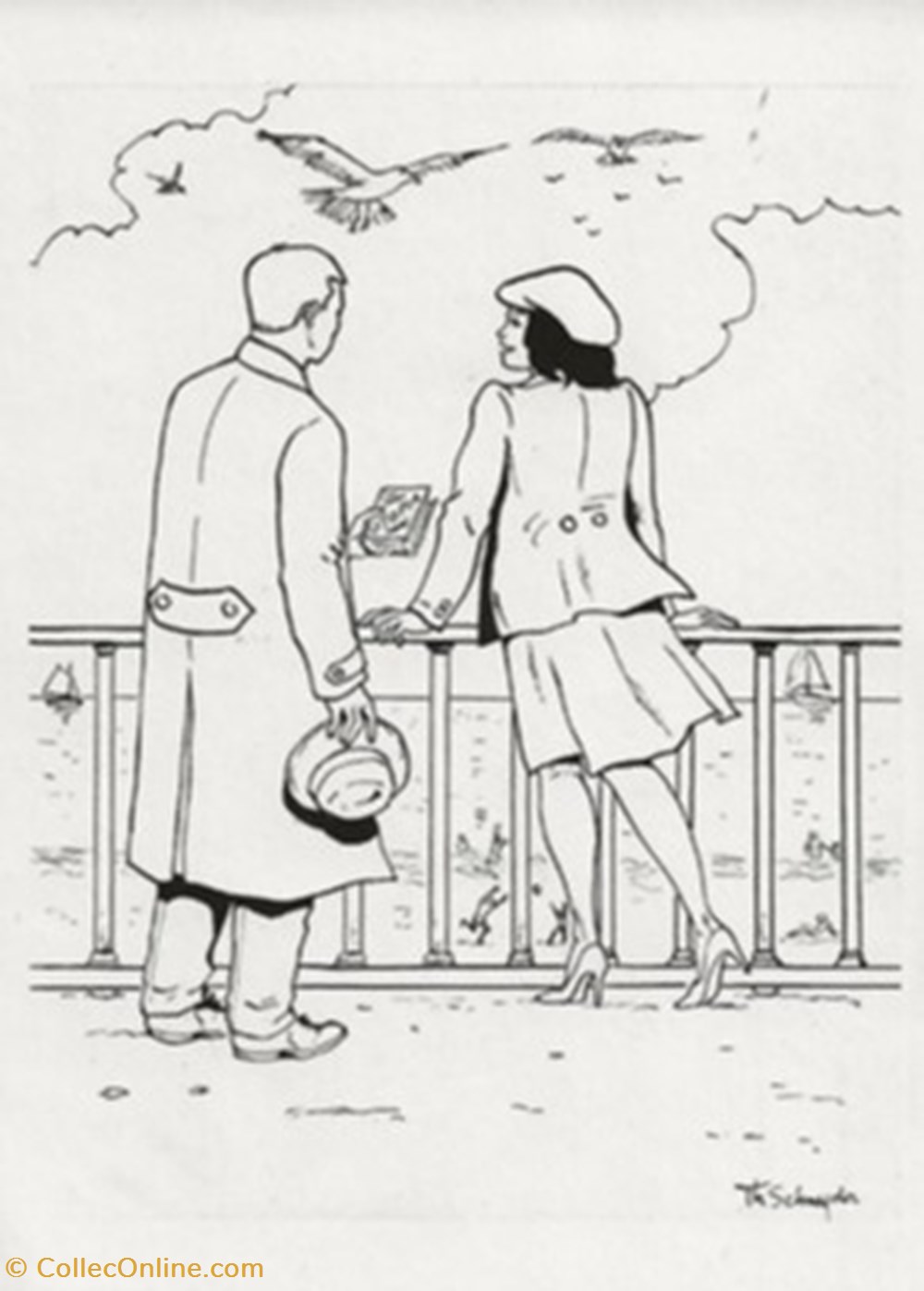 Atelier 54 3 cartes postales bande dessinee atelier 54