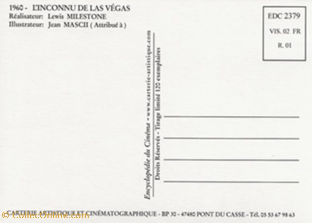 L'inconnu de Las Vegas cartes postales autres l inconnu de las vegas