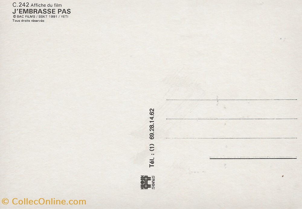 cartes postales autres j embrasse pas