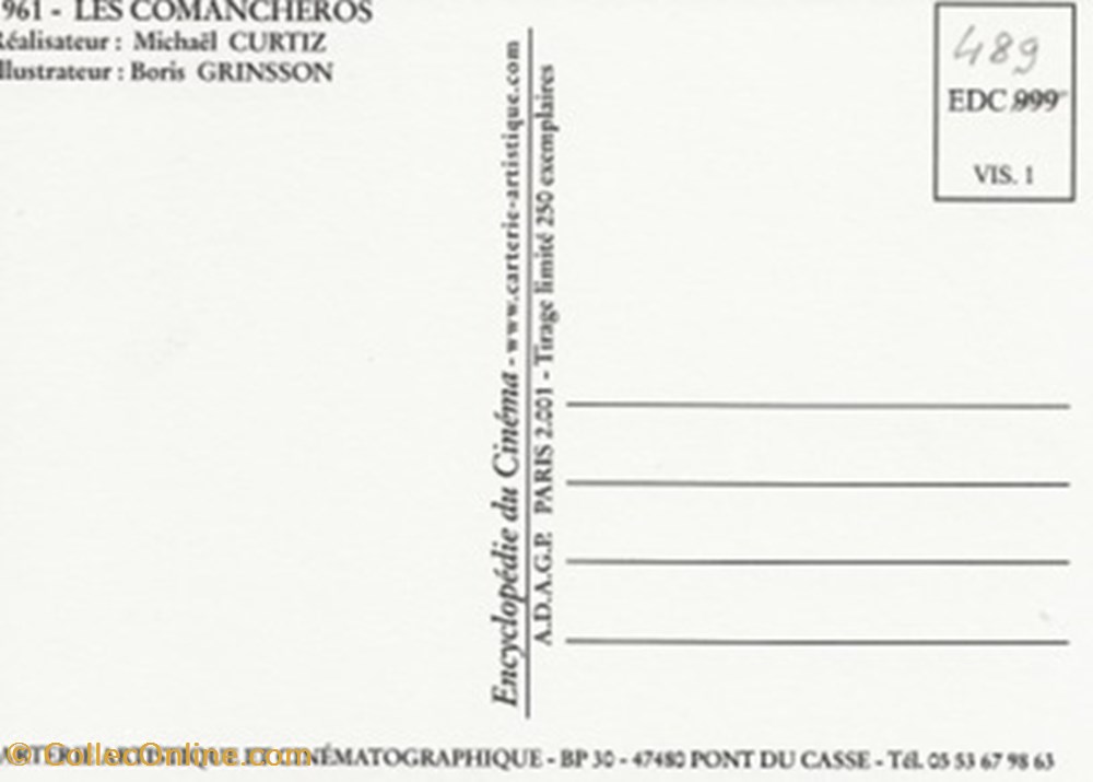 Les comancheros cartes postales autres les comancheros
