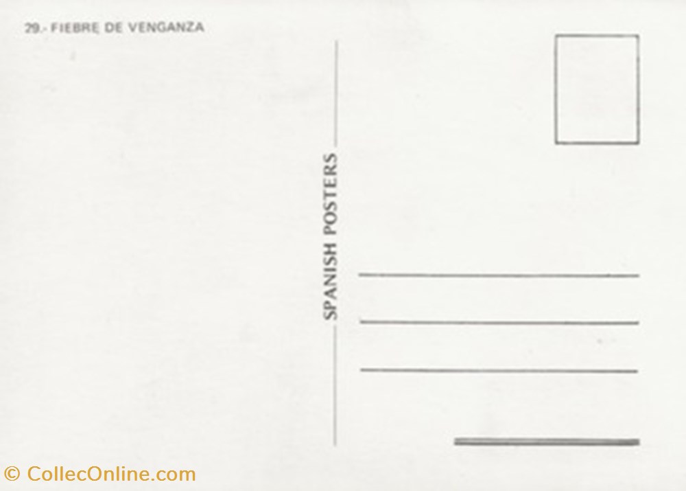 Fiebre de venganza cartes postales autres fiebre de venganza